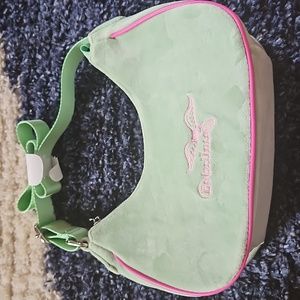 Jade green shoulder bag